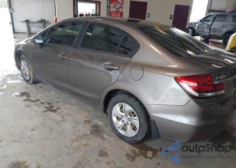 2014 Honda Civic Lx from USA, damaged, VIN 19XFB2F51EE036622